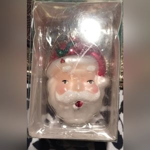 Kurt S. Adler Medallion Collection Santa Ornament
